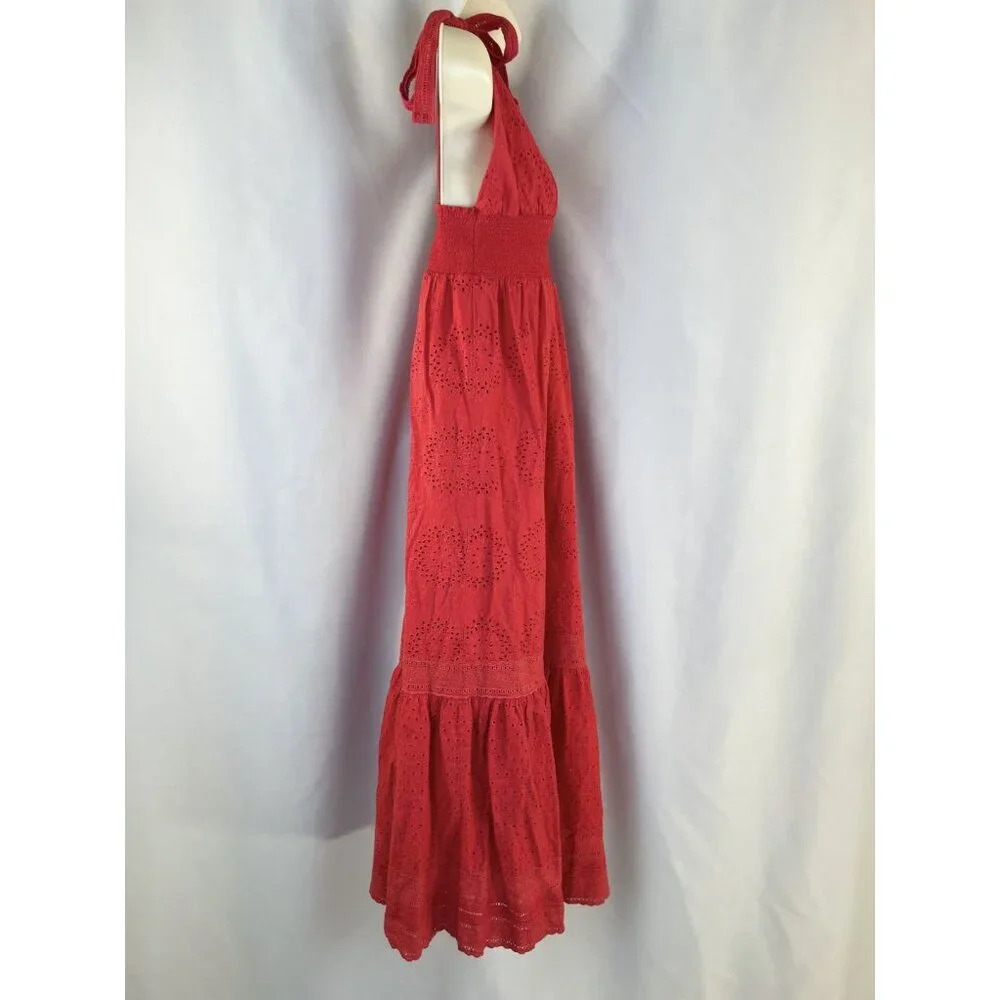 Alice + Olivia Levine Eyelet-Embroidered Linen Blend Maxi Dress $660 - Picture 10 of 13